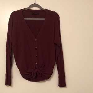 Burgundy sweater